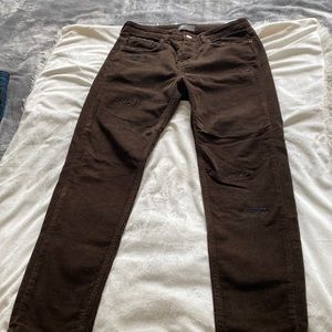 Zara Mens corduroy pants size 31